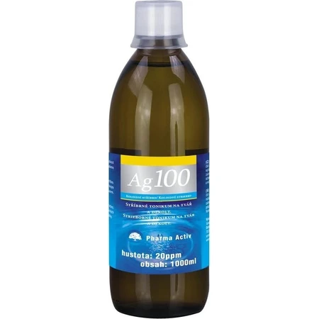 Pharma Activ Kolloidales Silber Ag100 1×1000 ml, 20 ppm, kolloidales Silber
