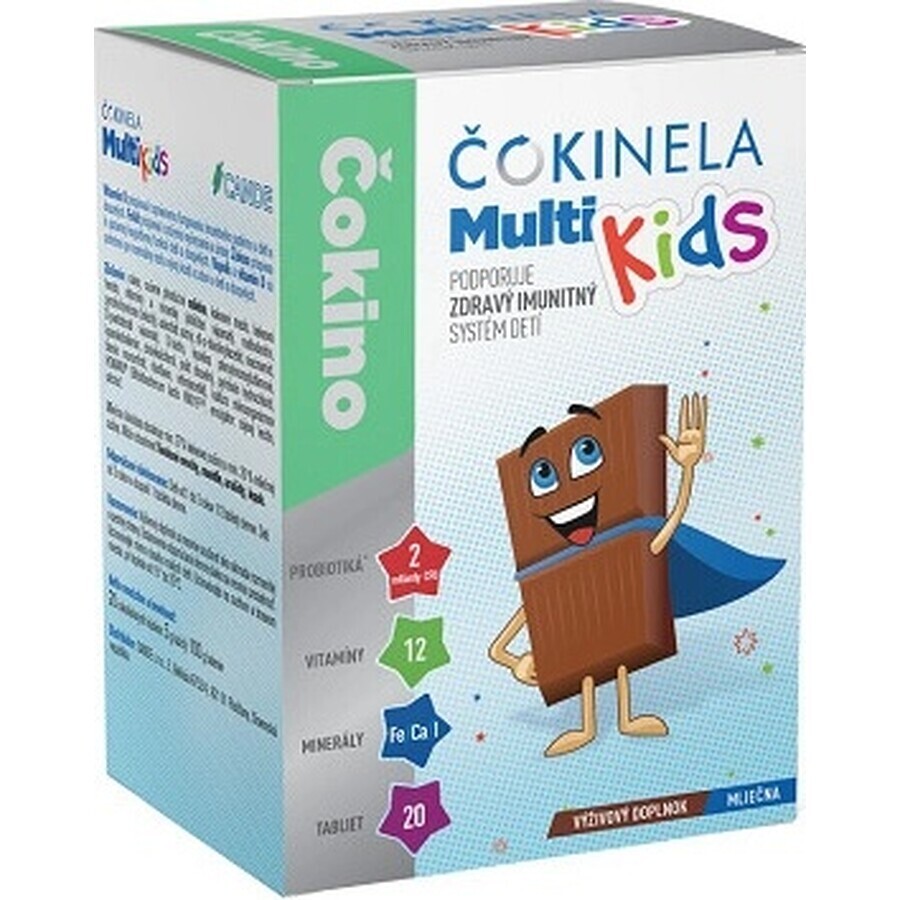 COCINELA Immuno Kids tablettes de chocolat 1×20 pcs