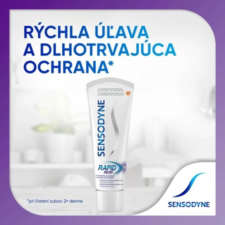 Sensodyne Rapid 1x75 ml, dentifrice pour les maux de dents sensibles
