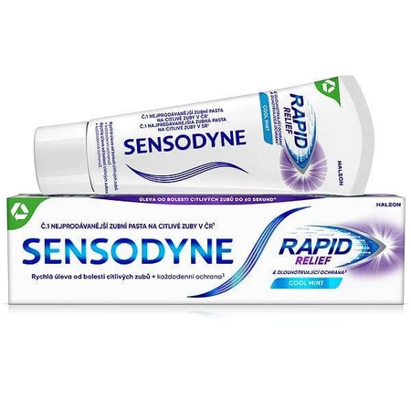 Sensodyne Rapid 1x75 ml, dentifrice pour les maux de dents sensibles