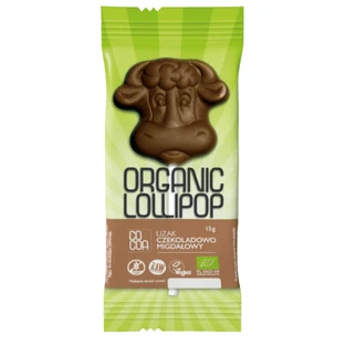 Piruleta de chocolate con almendras eco,15 g Cacao