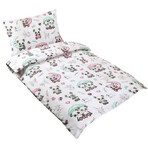 Kinderbettwäsche AGÁTA 90/017 Pandabär 90x135,45x60 Kinderbettwäsche AGÁTA 90/017 Pandabär 90x135,45x60