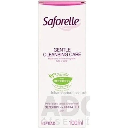 SAFORELLE delicate gel for intimate hygiene 1×100 ml, gel