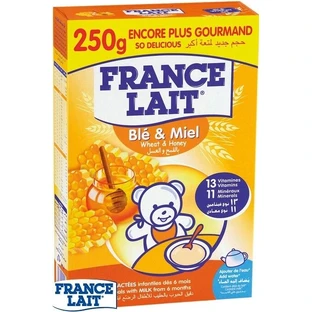 FRANCE LAIT lait de blé lait porridge miel 1×250g, lait porridge