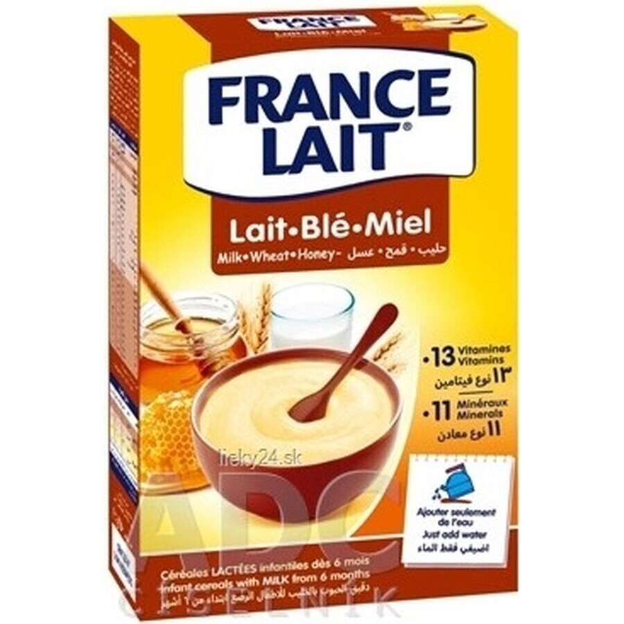 FRANCIA LAIT gachas de leche de trigo miel 1×250g, gachas de leche