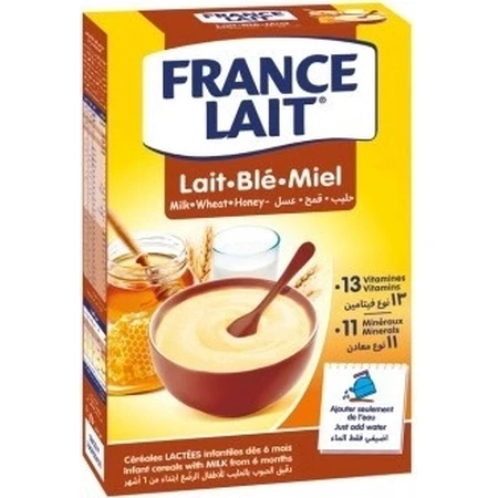 FRANCE LAIT lait de blé lait porridge miel 1×250g, lait porridge