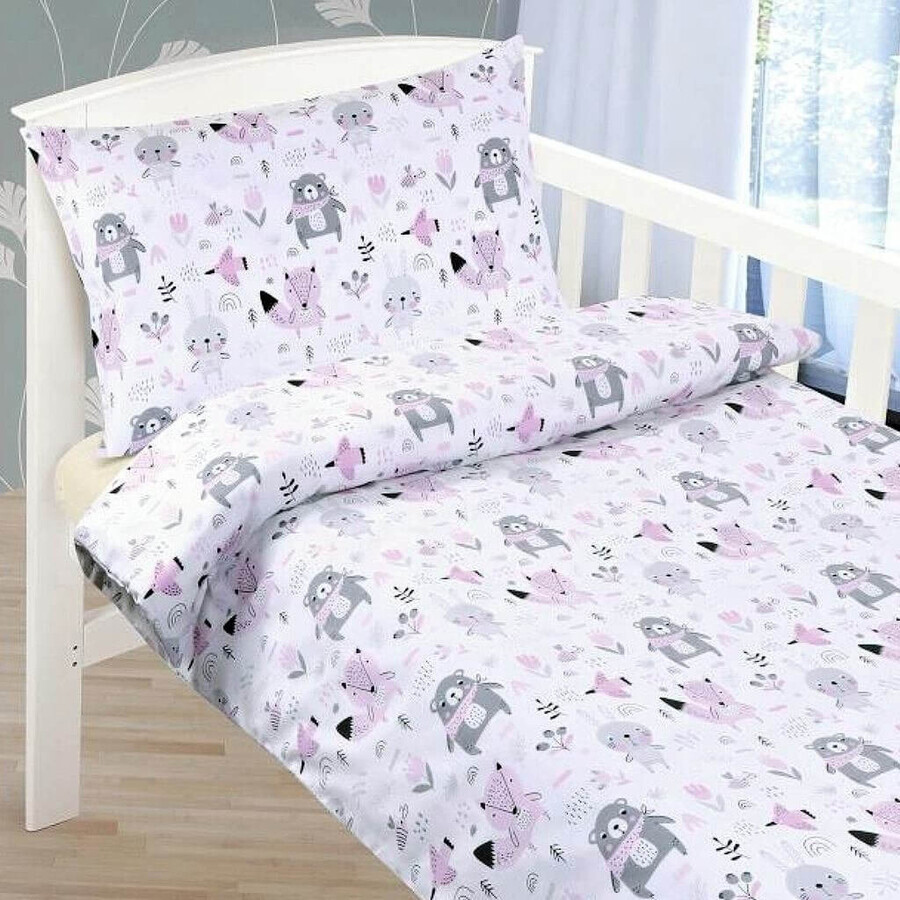 Kinderbetten AGÁTA 90/097 Tiere 90x135,45x60