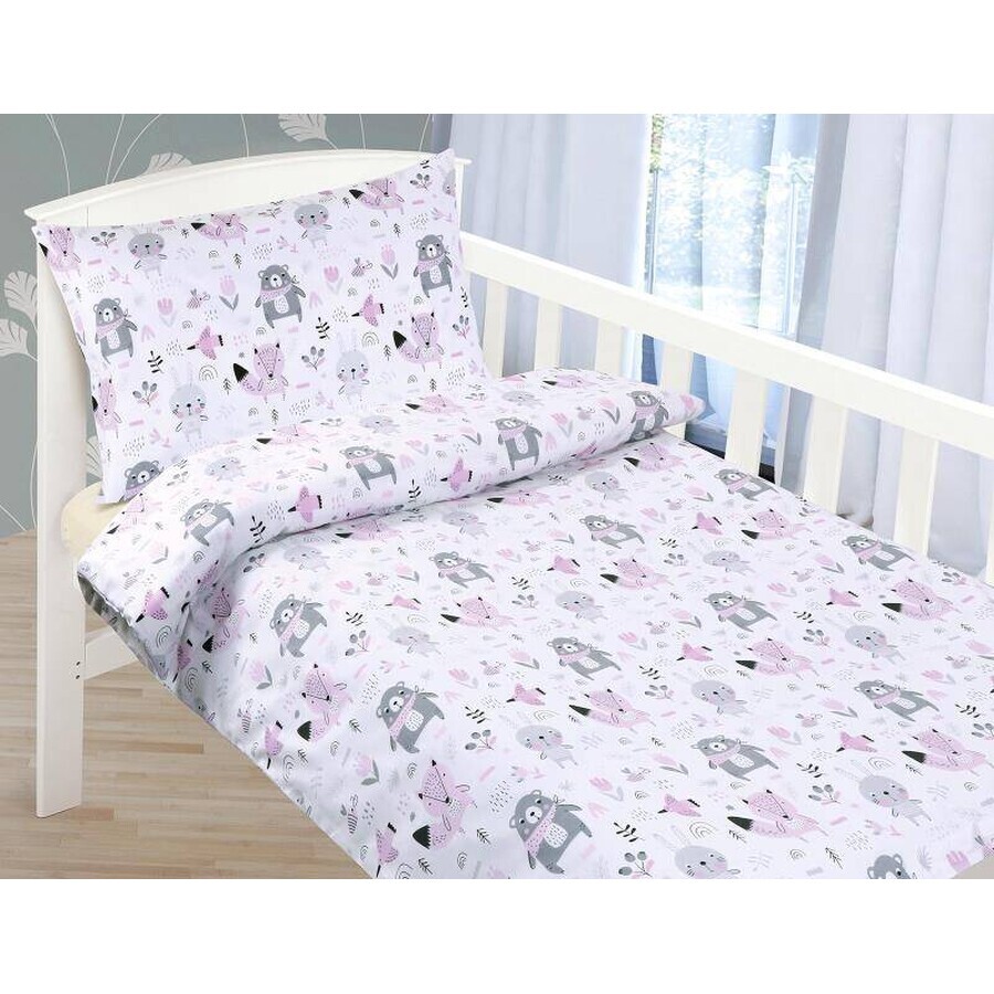 Kinderbetten AGÁTA 90/097 Tiere 90x135,45x60