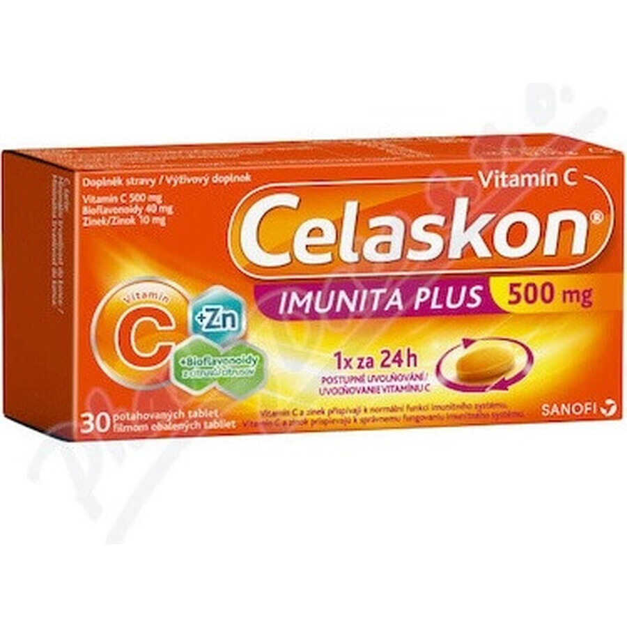 Celaskon IMUNITA PLUS 500 mg 1×30 tbl, vitamina C