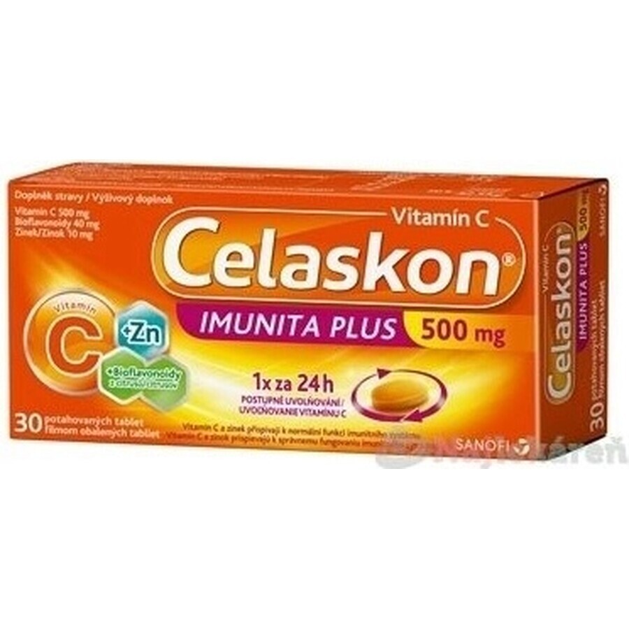 Celaskon IMUNITA PLUS 500 mg 1×30 tbl, vitamina C