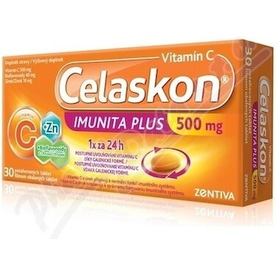 Celaskon IMUNITA PLUS 500 mg 1×30 tbl, vitamina C