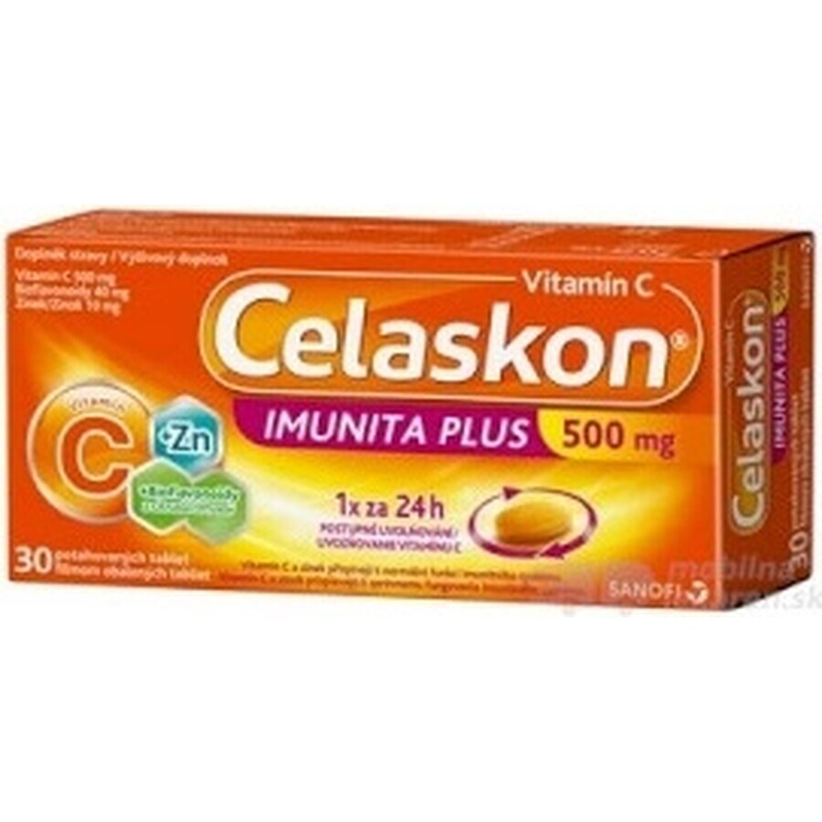 Celaskon IMUNITA PLUS 500 mg 1×30 tbl, vitamina C