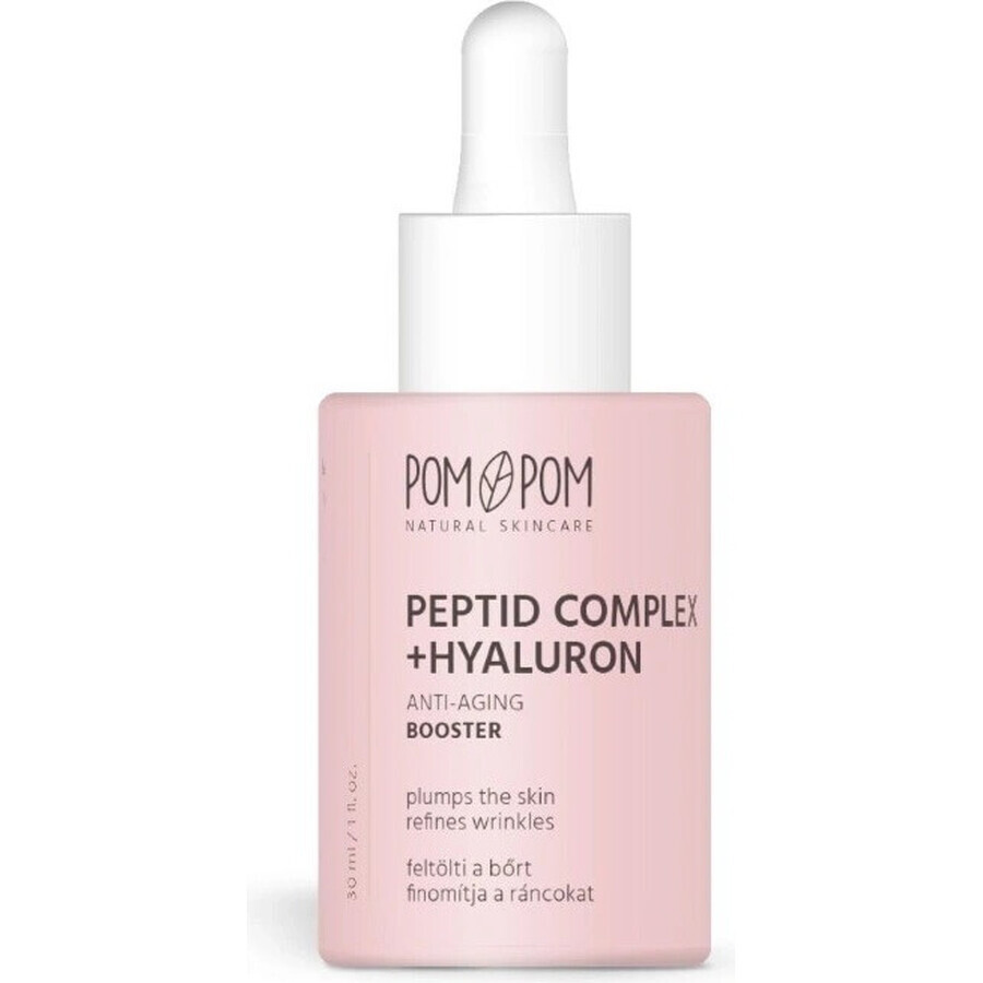 Cumpără POMPOM Peptide Complex + Hyaluron booster 1×30 ml, ser POMPOM Peptide Complex + Hyaluron booster 1×30 ml, ser