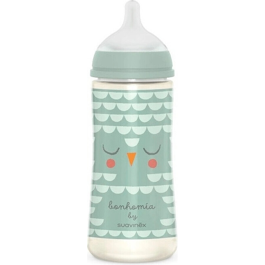 SUAVINEX | BONHOMIA Biberón BONHOMIA 360 ml biberón fisiológico SX PRO +6 LF - verde 1×360 ml, biberón