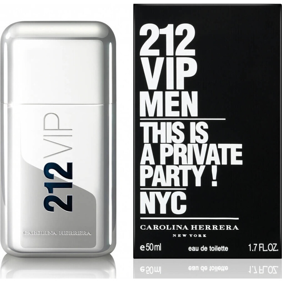 Carolina Herrera 212 Vip Men Edt 50ml 1×50 ml, Apă de toaletă