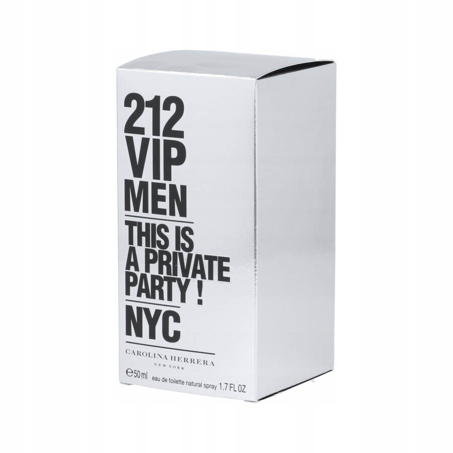 Carolina Herrera 212 Vip Men Edt 50ml 1×50 ml, Apă de toaletă