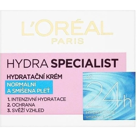 Loreal Paris vochtinbrengende crème 1×50 ml, crème voor normale huid