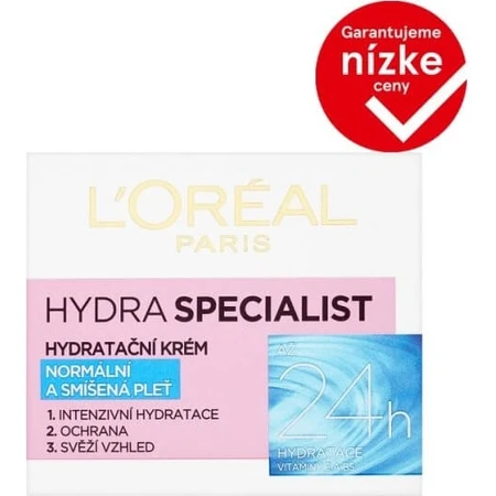 Loreal Paris vochtinbrengende crème 1×50 ml, crème voor normale huid