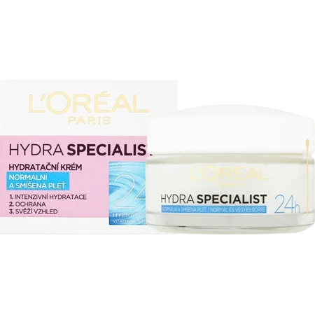 Loreal Paris vochtinbrengende crème 1×50 ml, crème voor normale huid