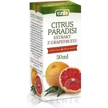 VIRDE CITRUS PARADISI 1×50 ml, pompelmoesextractdruppels