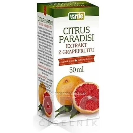 VIRDE CITRUS PARADISI 1×50 ml, pompelmoesextractdruppels