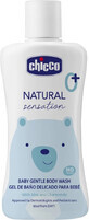 CHICCO Natural Sensation body shampoo with aloe and chamomile 200ml, 0m+ 1&#215;200 ml, body shampoo for children