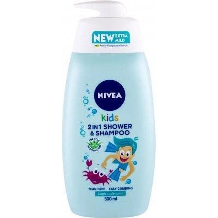 NIVEA Kids Kids Gel douche GIRL 500ml 1×500ml, gel douche