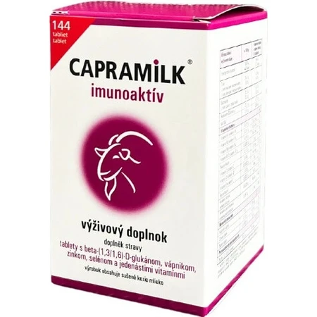 CAPRAMILK® immunoactive 1×144 pcs, complément alimentaire