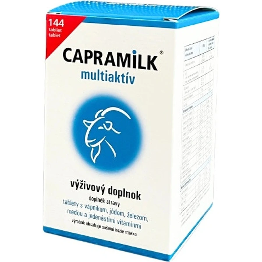CAPRAMILK® immunoactive 1×144 pcs, complément alimentaire