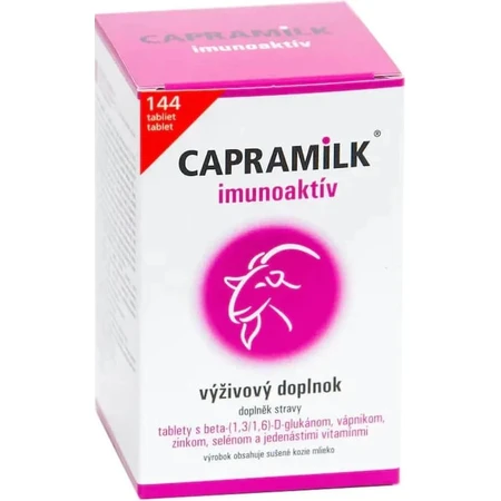 CAPRAMILK® immunoactive 1×144 pcs, complément alimentaire