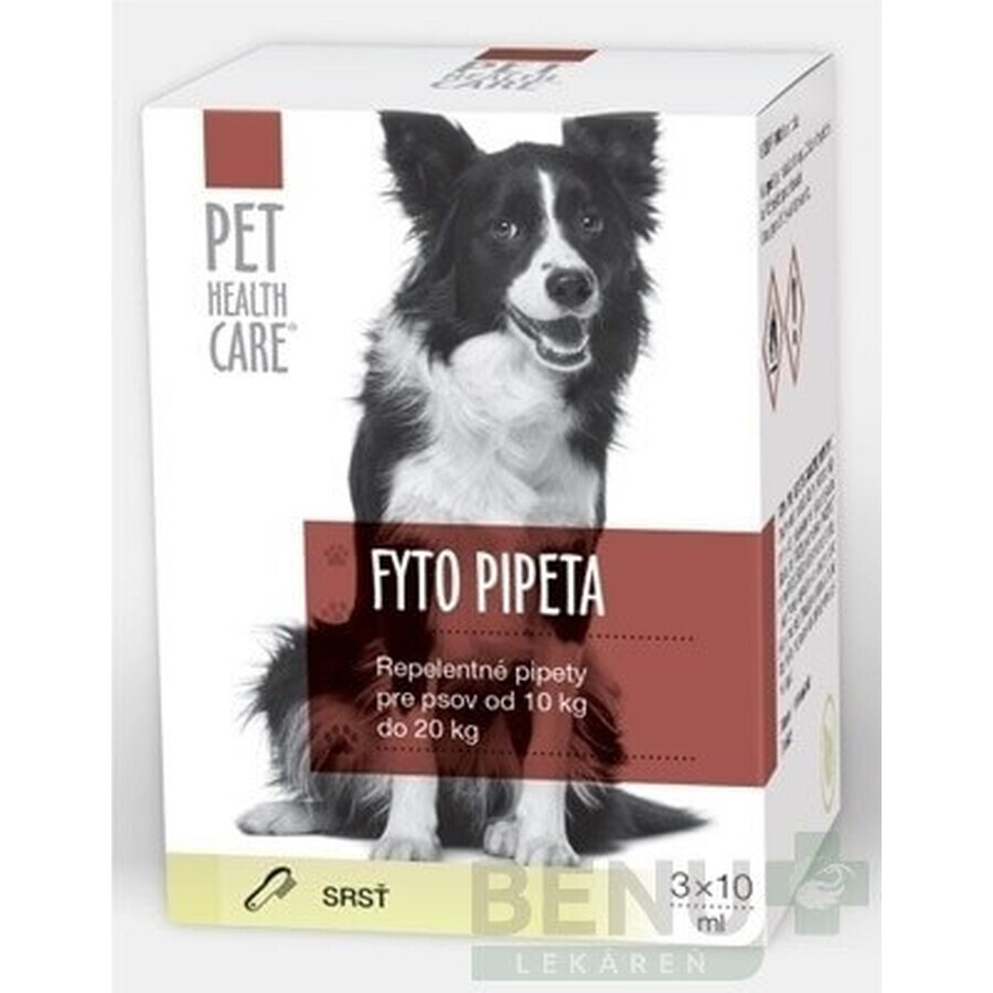 PET HEALTH CARE FYTO PIPETA 3×10 ml, repellent