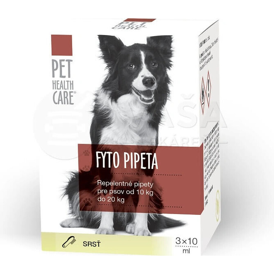 PET HEALTH CARE FYTO PIPETA 3×10 ml, repellent