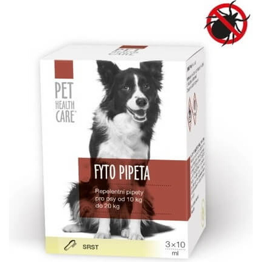 PET HEALTH CARE FYTO PIPETA 3×10 ml, repellent
