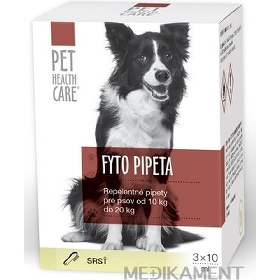 PET HEALTH CARE FYTO PIPETA 3×10 ml, repellent