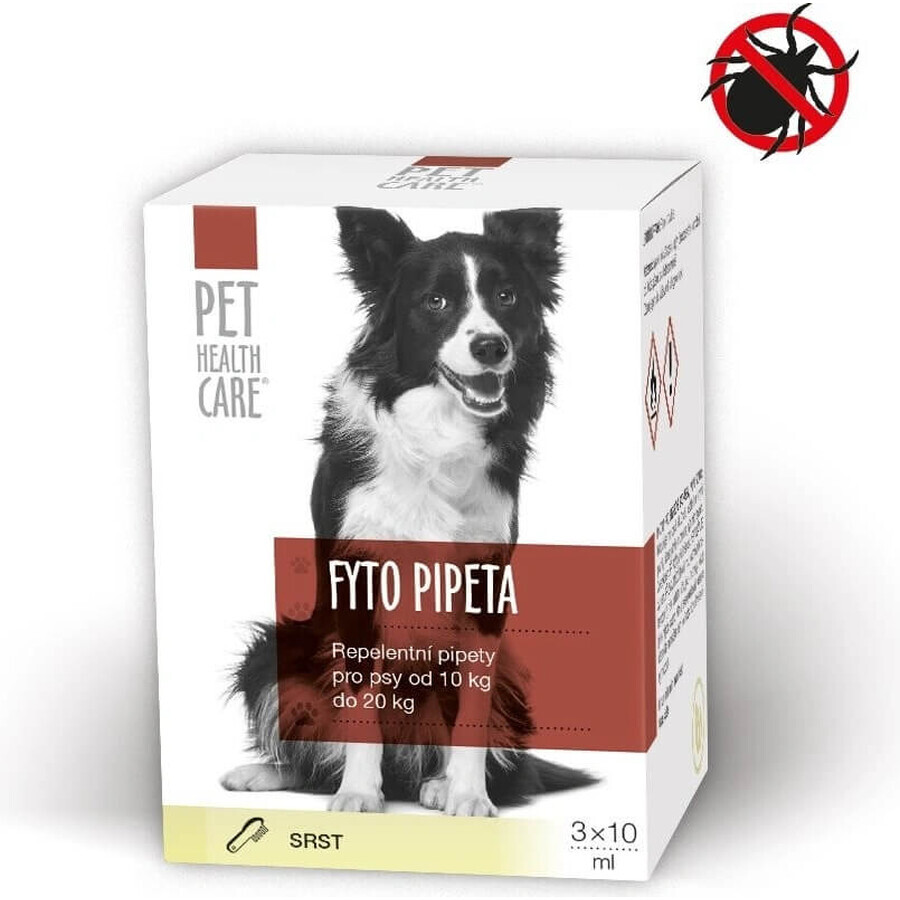 PET HEALTH CARE FYTO PIPETA 3×10 ml, repellent