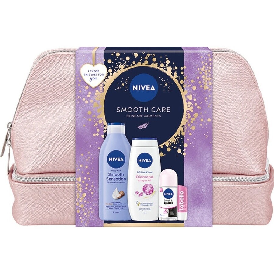 Acquista NIVEA BAG SMOOTH CARE 1×1 pz, confezione regalo NIVEA BAG SMOOTH CARE 1×1 pz, confezione regalo