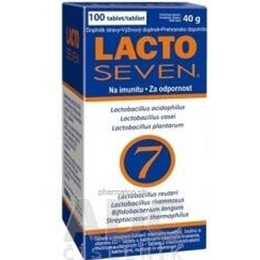 Vitabalans LACTOSEVEN 1×100 tbl, Nahrungsergänzungsmittel
