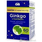 GS Ginkgo 60 mg met magnesium 1×120 tbl, voedingssupplement GS Ginkgo 60 mg met magnesium 1×120 tbl, voedingssupplement