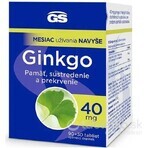 GS Ginkgo 60 mg met magnesium 1×120 tbl, voedingssupplement GS Ginkgo 60 mg met magnesium 1×120 tbl, voedingssupplement