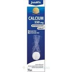 JutaVit Calcio 550 mg compresse effervescenti al gusto di limone 1x16 pz. JutaVit Calcio 550 mg compresse effervescenti al gusto di limone 1x16 pz.