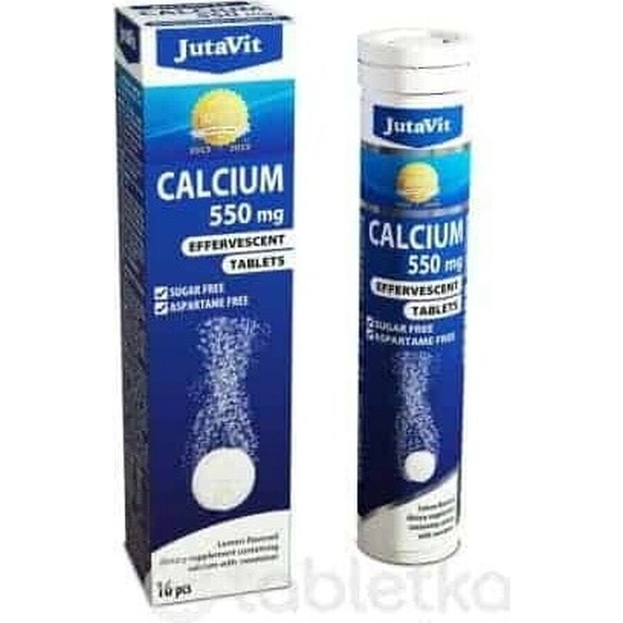 JutaVit Calcio 550 mg compresse effervescenti al gusto di limone 1x16 pz.