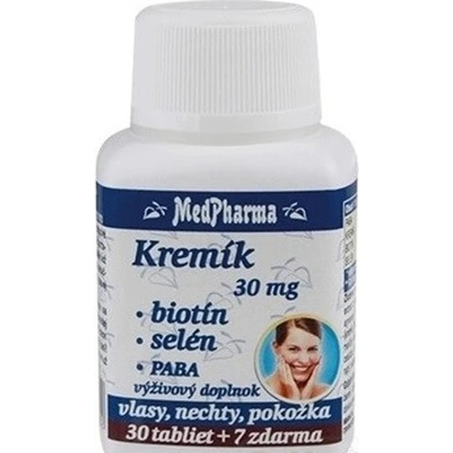 MedPharma KREMIK 30mg+Biotin+Selenium+PABA 1×37 tbl