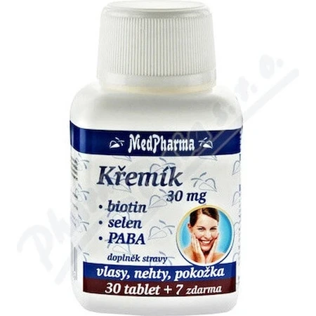 MedPharma KREMIK 30mg+Biotin+Selenium+PABA 1×37 tbl