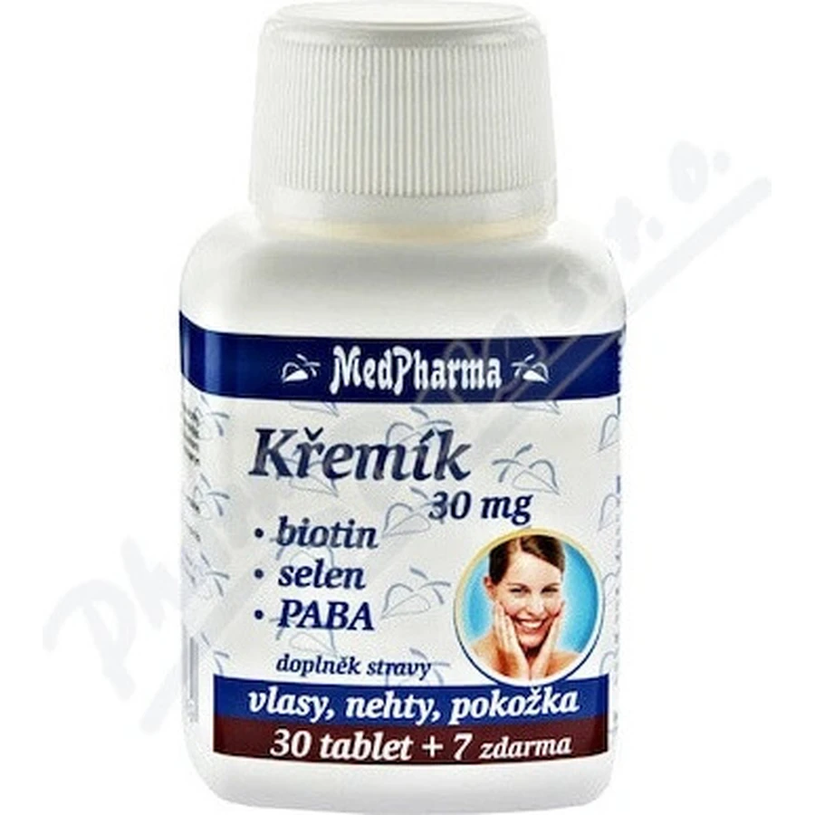 MedPharma KREMIK 30mg+Biotin+Selenium+PABA 1×37 tbl