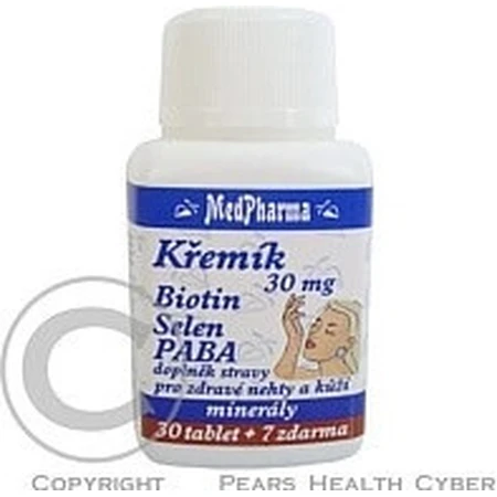 MedPharma KREMIK 30mg+Biotin+Selenium+PABA 1×37 tbl