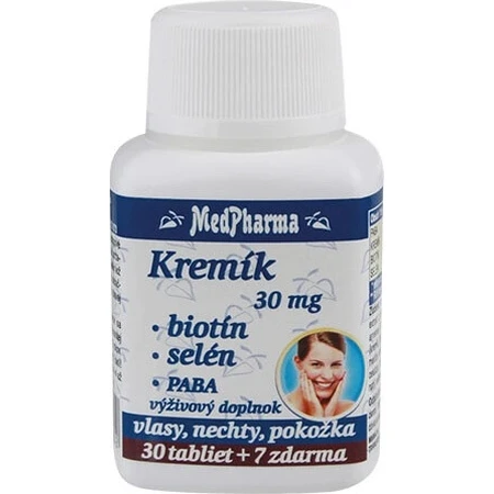 MedPharma KREMIK 30mg+Biotin+Selenium+PABA 1×37 tbl