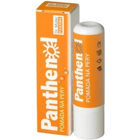 PANTHENOL PERY POMADE 4.4G DR.MULLER 1×1 st, voor droge lippen