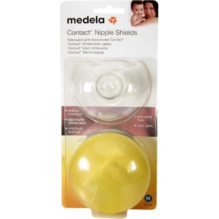 Medela Contact borstvoedingshoedjes - M (20 mm) 1×1 st, borstvoedingshoedjes