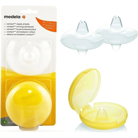 Medela Contact borstvoedingshoedjes - M (20 mm) 1×1 st, borstvoedingshoedjes