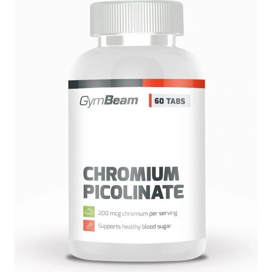 Gymbeam Picolinate de Chrome 120tbl 120 comprimés non aromatisés